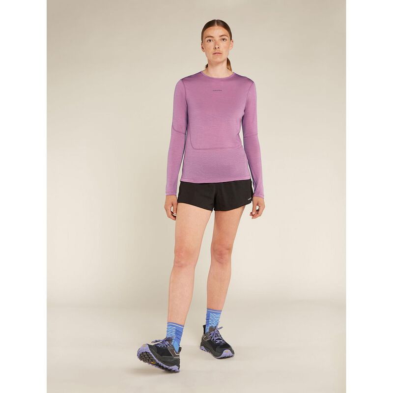Icebreaker Womens Merino 125 ZoneKnit Energy Wind LS Tee image number 7