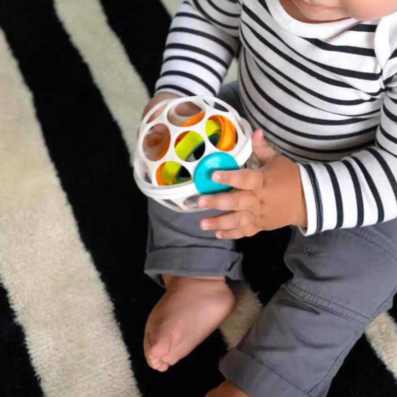 Baby Einstein Grip & Spin Oball Rattle Toy image number 3