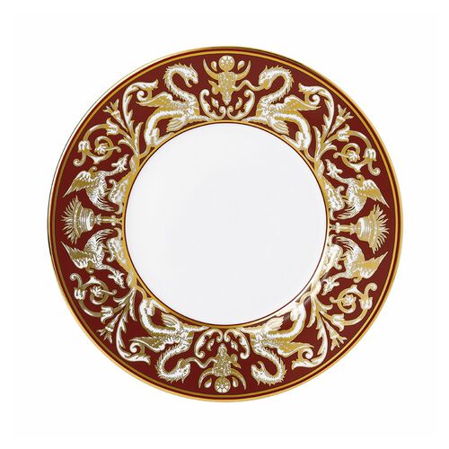 Wedgwood Renaissance Red Plate 23cm Florentine Accent