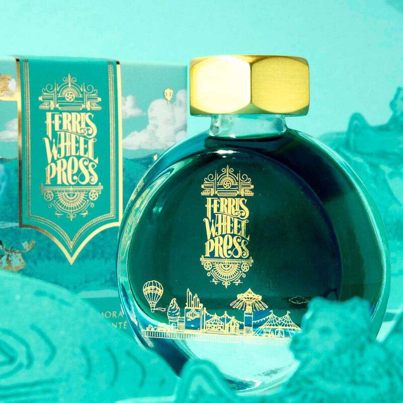 Ferris Wheel Press Fountain Pen Ink - Mirror Mirror Of Moraine 38ml image number 3