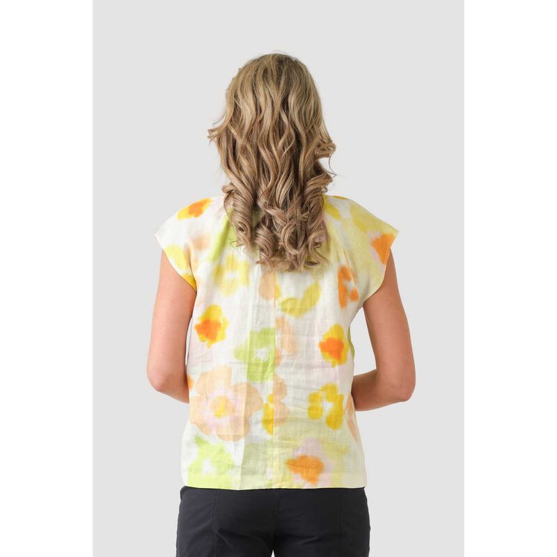 B Essentials by Ballantynes Short Sleeve Linen Top image number 1