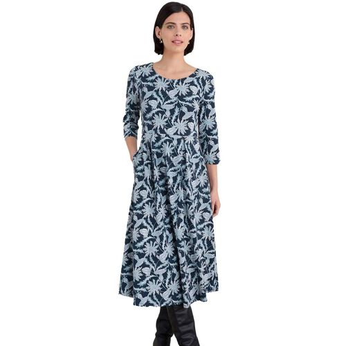 Seasalt Cornwall Veronica Dress Woodcut Thistle Maritime