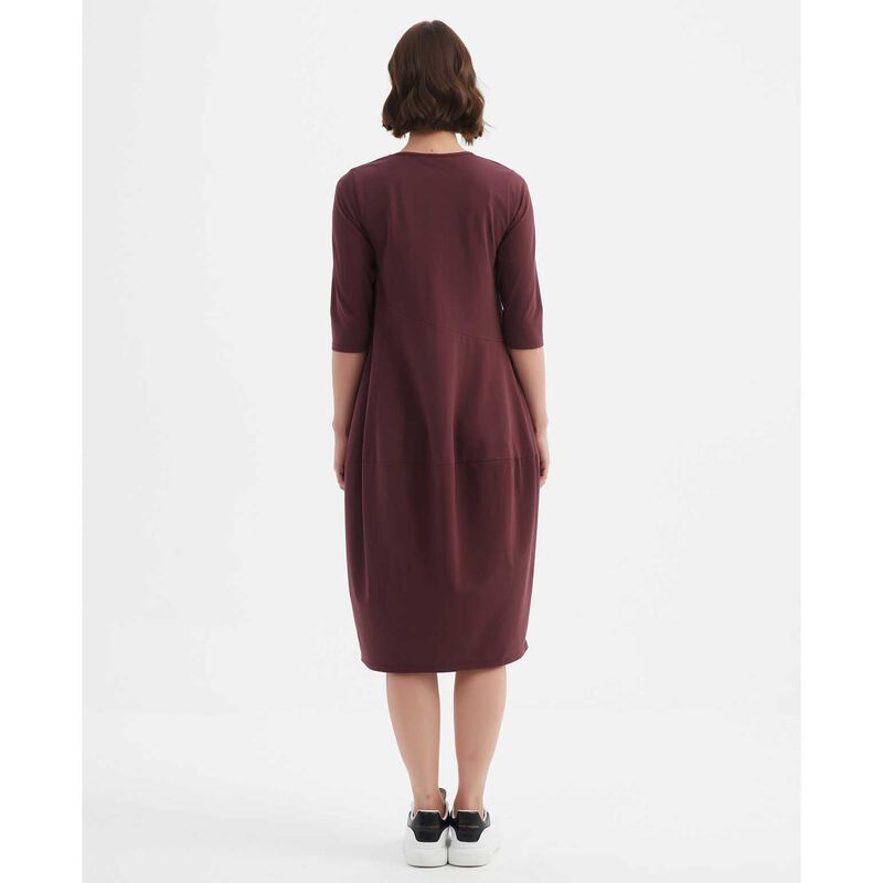 TIRELLI Diagonal Seam Winter Dress image number 1