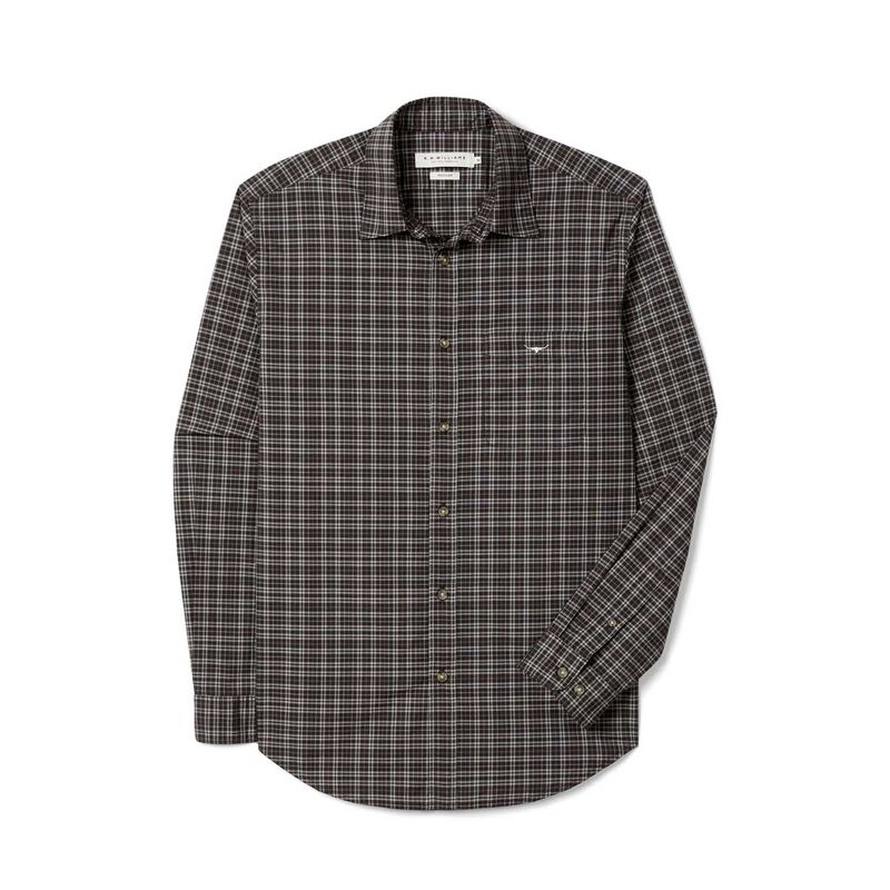R.M. Williams Warrah Poplin Check Shirt image number 2