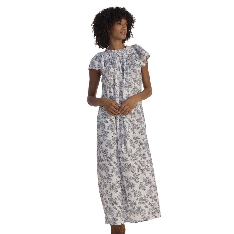 Papinelle Nostalgia Shirred Neck Maxi Nightie image number 0