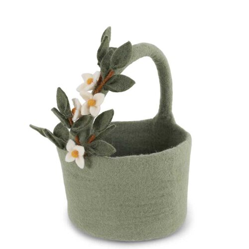 Gry & Sif Basket With Flower Garland
