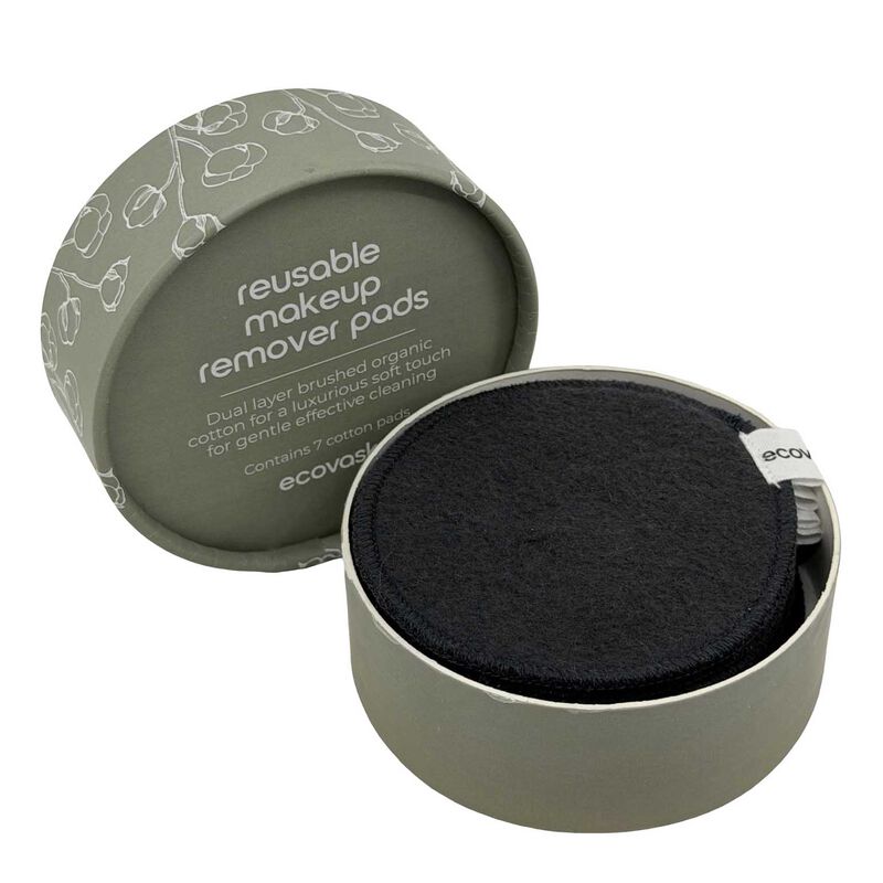 Ecovask Reusable Makeup Remover Pads 7Pk Grey image number 0