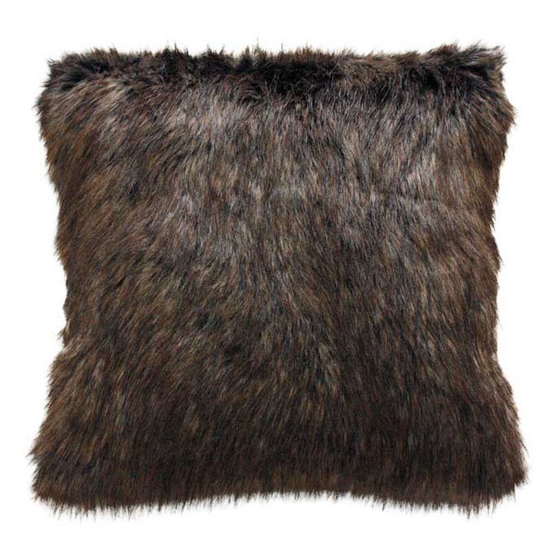 Heirloom Faux Fur Feather Cushion - Husky 45X45cm image number 0