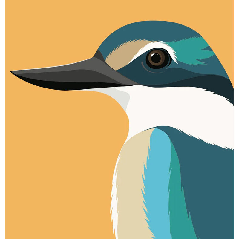 Hansby Design Kingfisher A4 Print image number 1
