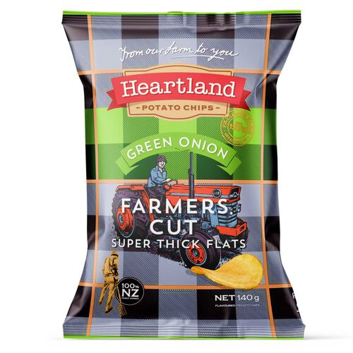 Heartland Farmers Cut Super Thick Flats Green Onion 140g
