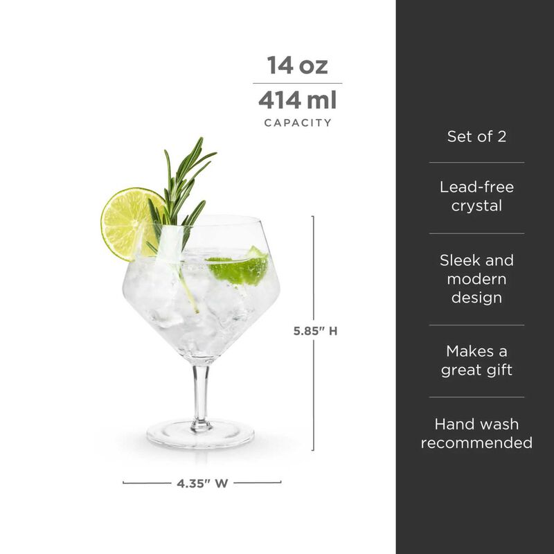 Viski Raye: Gin & Tonic Glasses image number 2