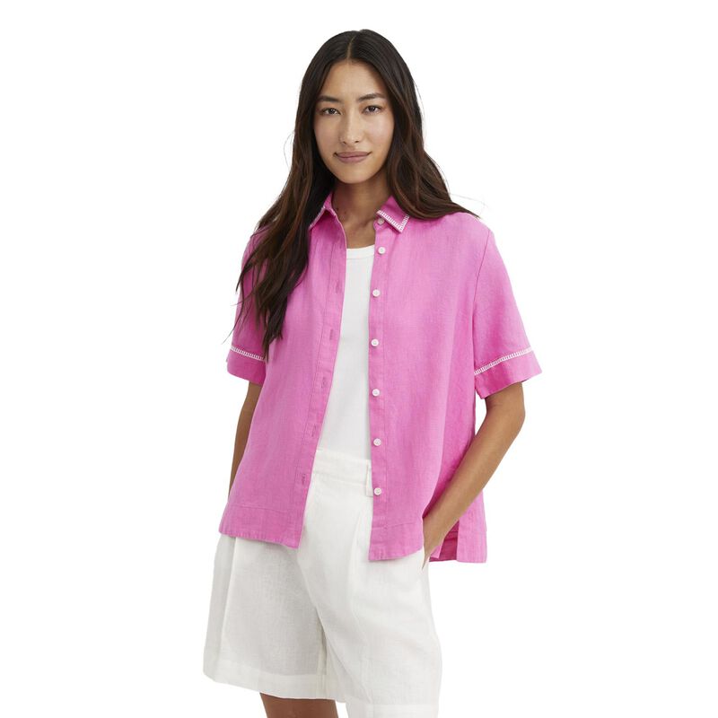 Sportscraft Lulu Blanket Stitch Shirt image number 4
