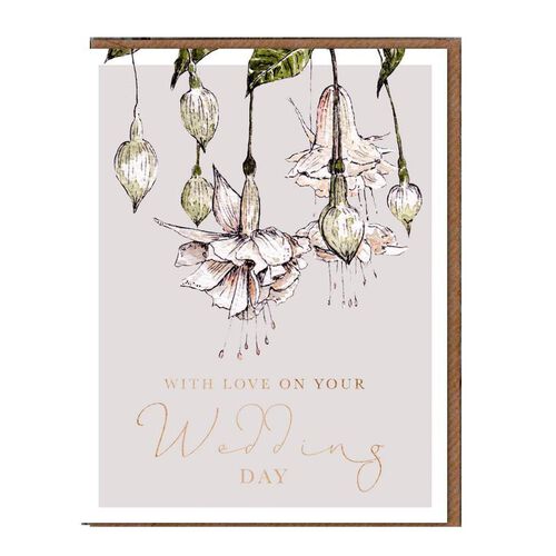 Toasted Crumpet With Love on Your Wedding Day Card