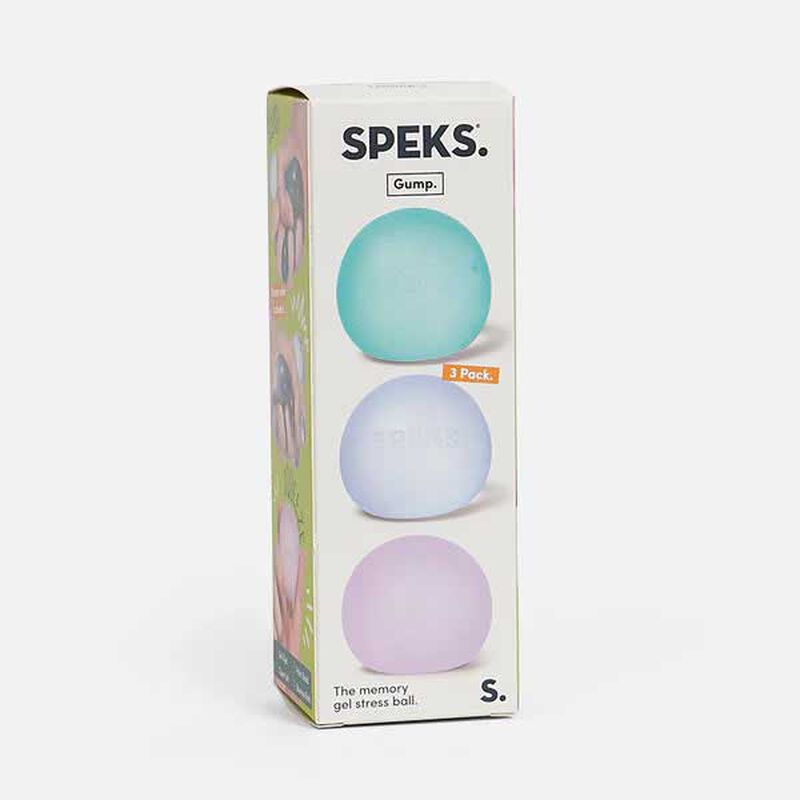 Speks Gump Memory Stress Ball Original - Cool 3Pc Set image number 2