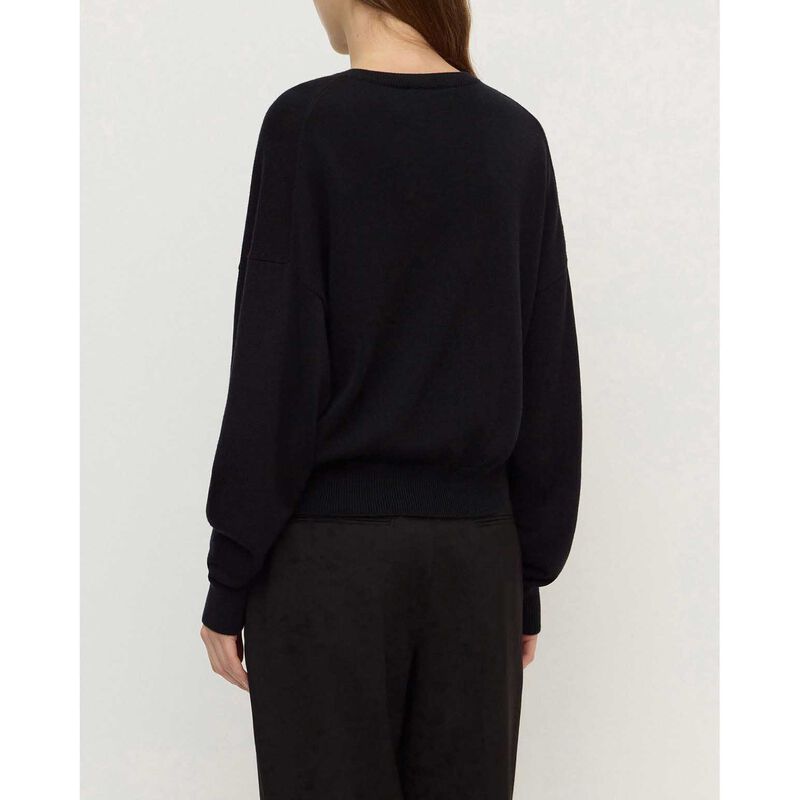Assembly Label Mira V Neck Sweater Black image number 1