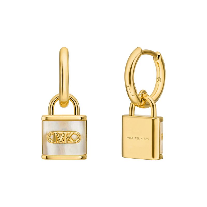 Michael Kors 14K Gold-Plated Sterling Silver Mother-Of-Pearl Earrings image number 1