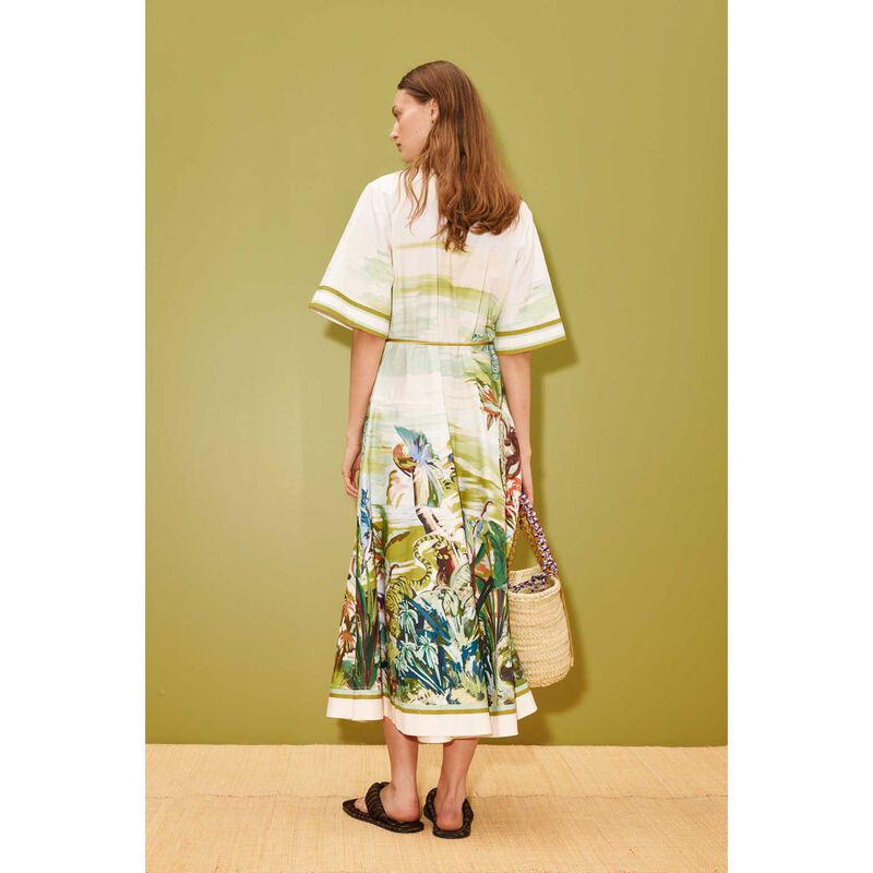 AL&Eacute;MAIS Jungle Boogie Shirtdress image number 1