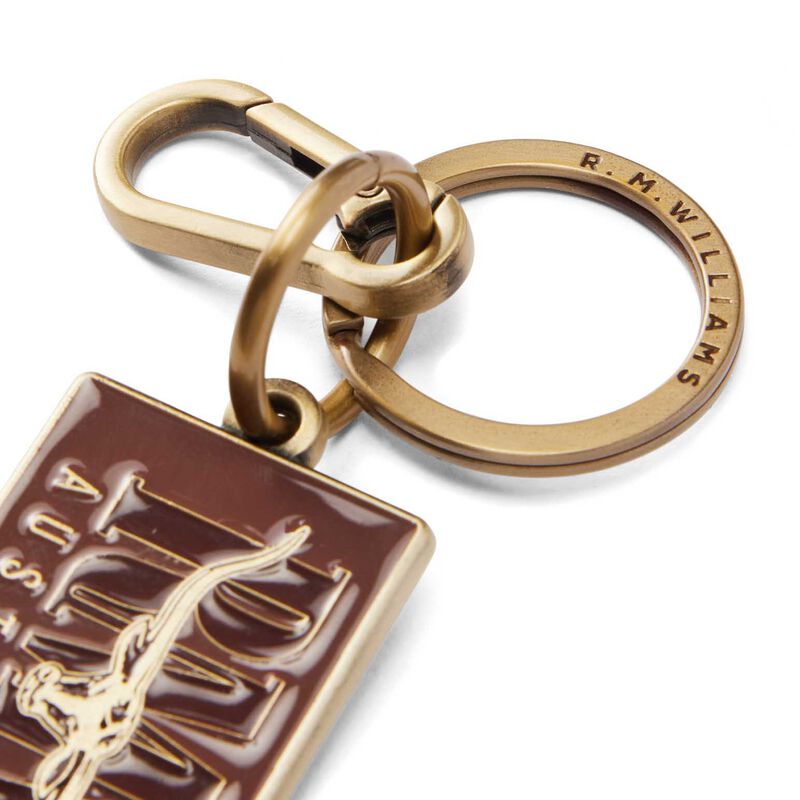 R.M. Williams Heritage Logo Enamel Keyring image number 1