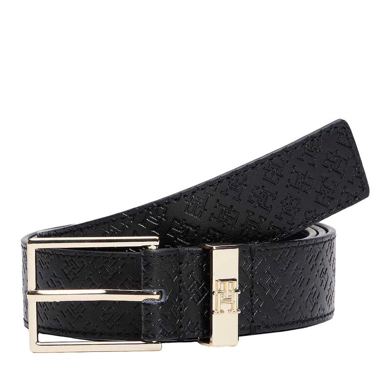Tommy Hilfiger TH Monogram Leather Belt 3.0 image number 0