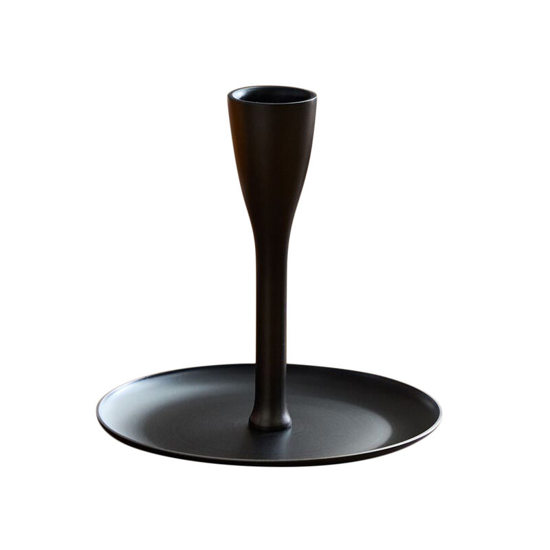 West Elm Kuba Metal Taper Holder Bronze - Small image number 0