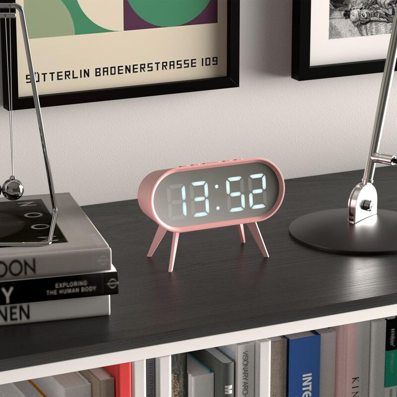 Newgate Space Hotel Cyborg Led Alarm Clock image number 3