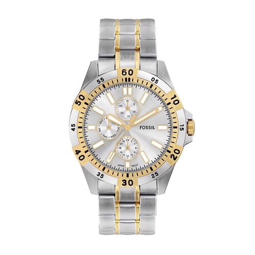 Fossil Garrett Multifunction Two-Tone Stainless Steel Watch FS6148