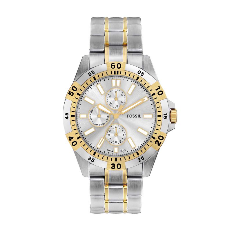 Fossil Garrett Multifunction Two-Tone Stainless Steel Watch FS6148 image number 0