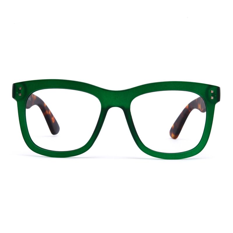Daily Eyewear 11am - Green Reading Glasses image number 1