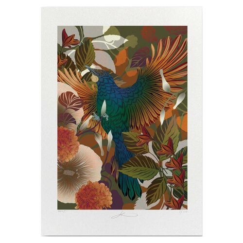 Flox Autumnul Tui Boutique Print - A3 / Unframed