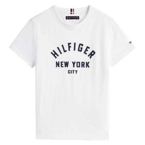Tommy Hilfiger Curved Hilfiger Graphic Tee SS 8-10Y