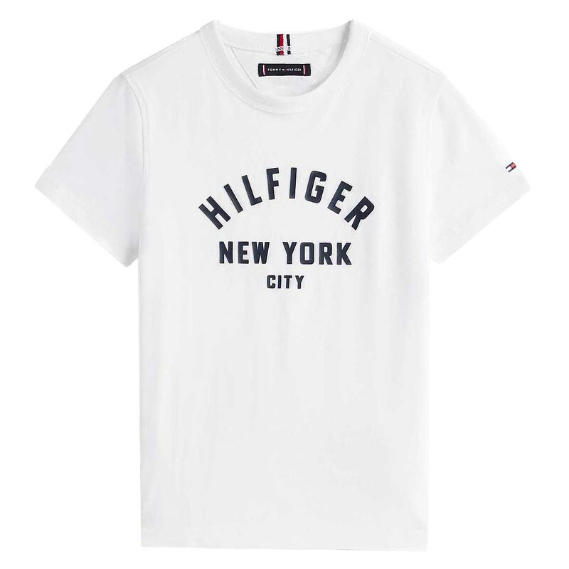 Tommy Hilfiger Curved Hilfiger Graphic Tee SS 8-10Y image number 0