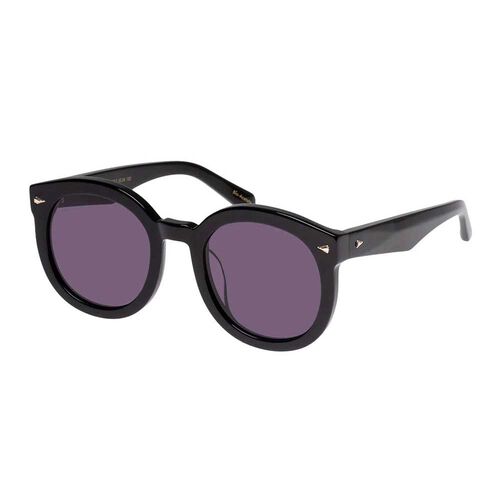Karen Walker Super Duper Strength Black Sunglasses