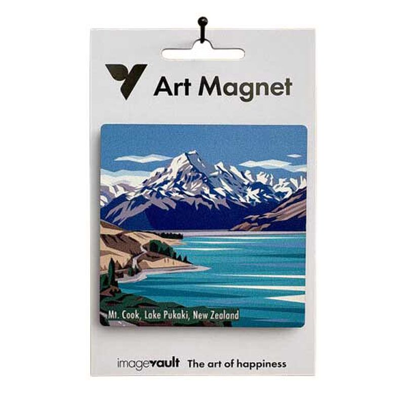 Mt Cook Lake Pukaki Art Magnet image number 0