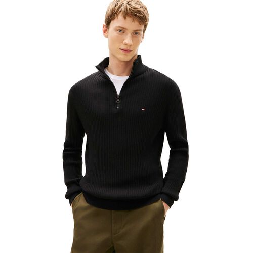 Tommy Hilfiger Quarter-Zip Jumper With Cashmere