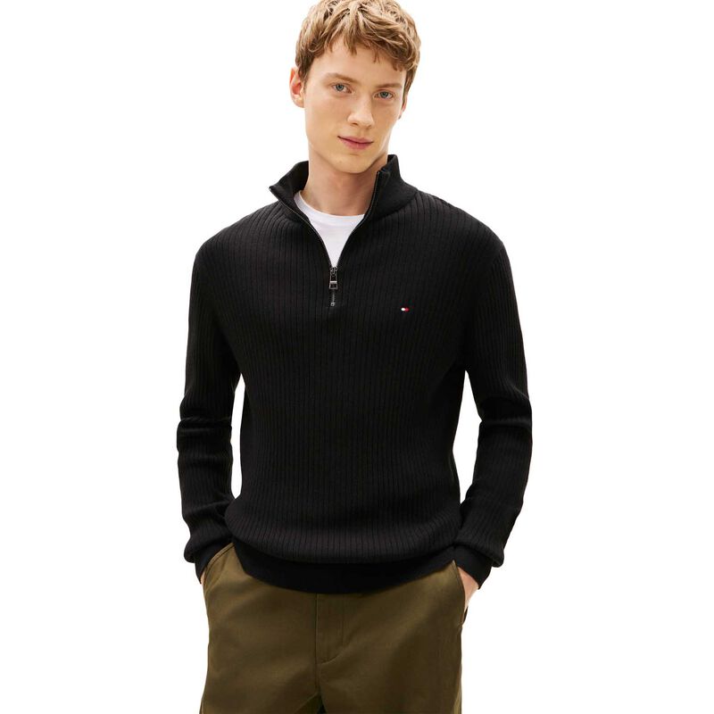 Tommy Hilfiger Quarter-Zip Jumper With Cashmere image number 0