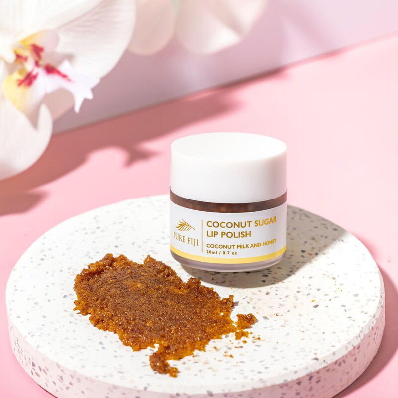 Pure Fiji Coconut Sugar Lip Polish - Lime Blossom image number 2