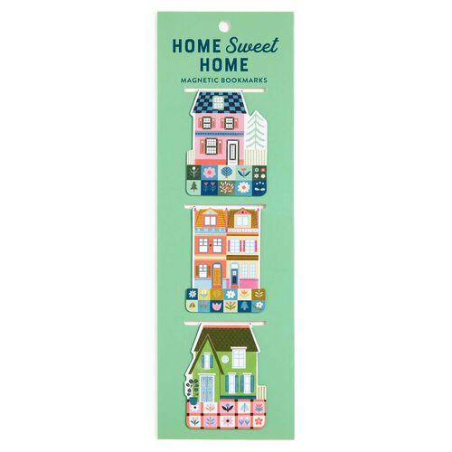 Galison Molly Egan Home Sweet Home Magnetic Bookmarks Set