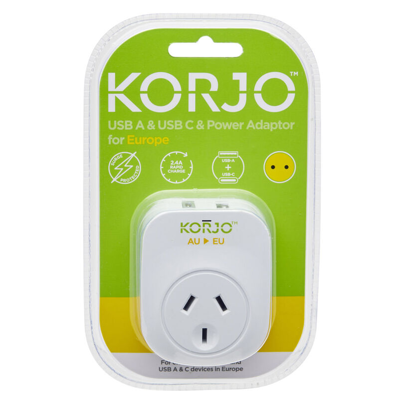 KORJO USB A&C Power Adaptor - Europe image number 0