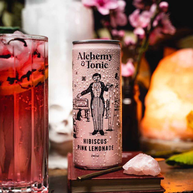 Alchemy & Tonic Hibiscus Pink Lemonade 4x250ml image number 1