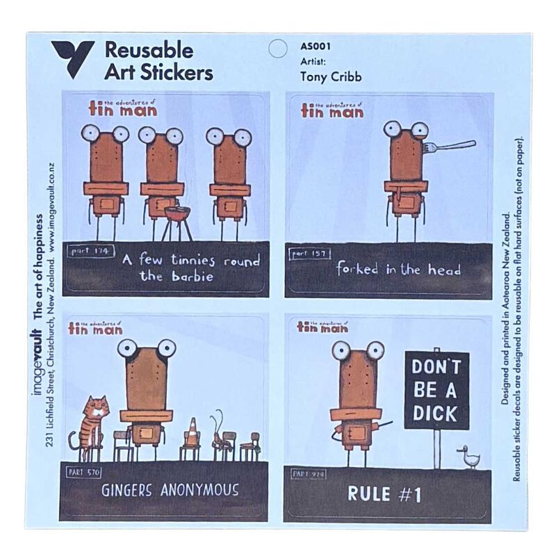 Tin Man 1 Art Stickers image number 0