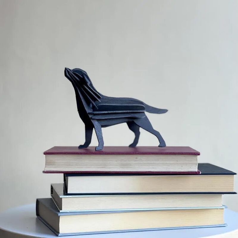 Lovi 3D Puzzle Decor Labrador 15cm Brown image number 2