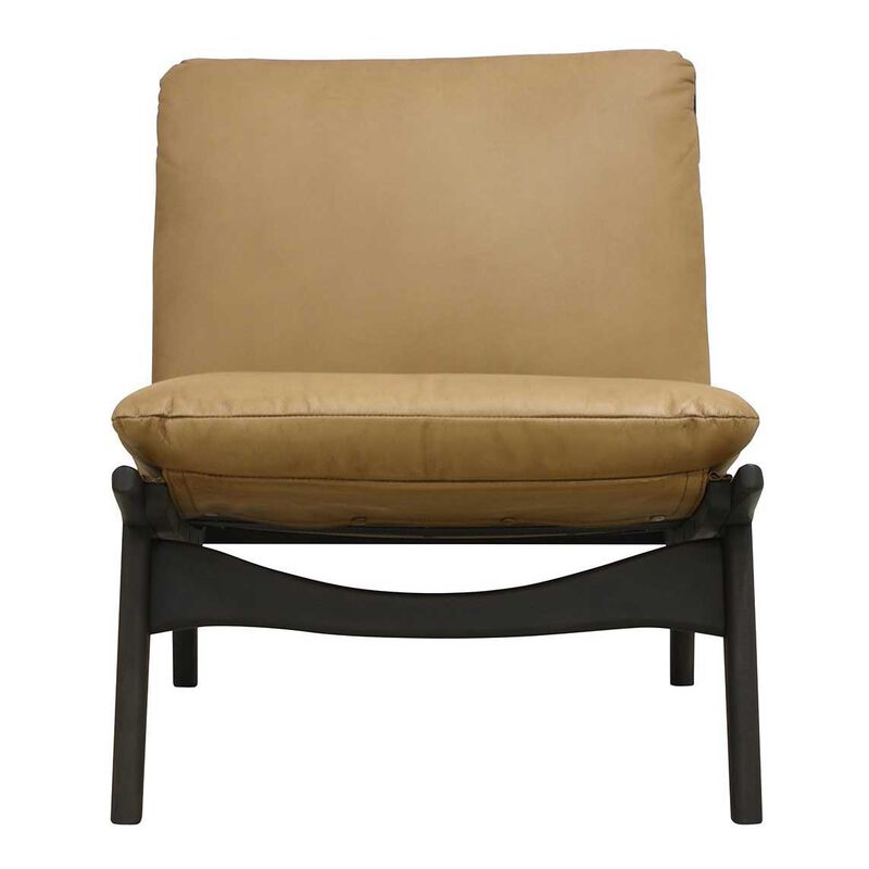 Pure Alyson Leather Chair - Matt Corda/Carbon Legs image number 0