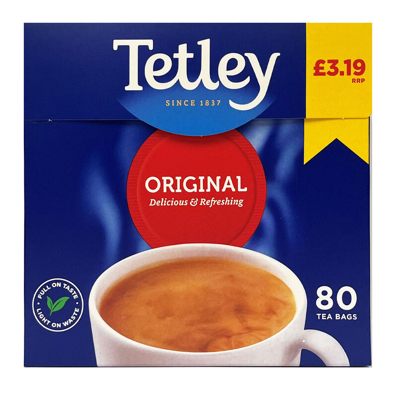 Tetley Original Teabags 80s 250g image number 0