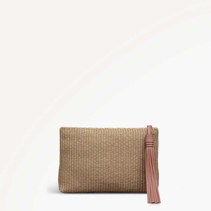 Radley Picton Place Raffia Medium Ziptop Pouch image number 2