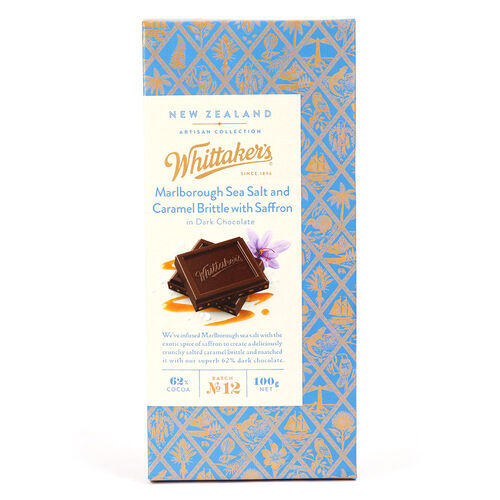 Whittaker's Seasalt & Caramel Saffron 100g