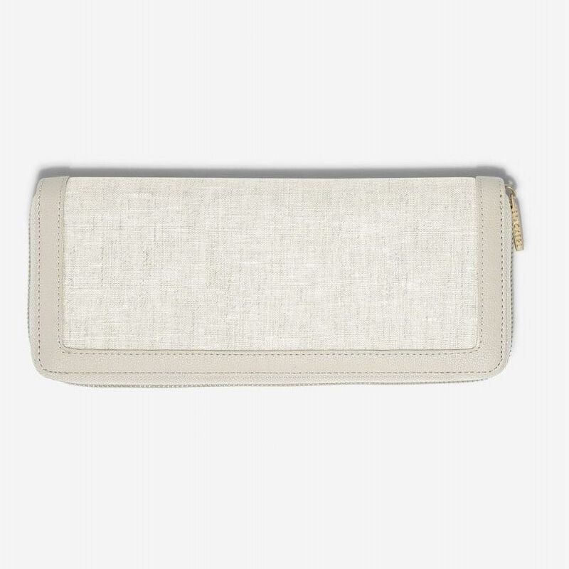 Stackers Jewellery Wallet Oatmeal & Linen image number 1