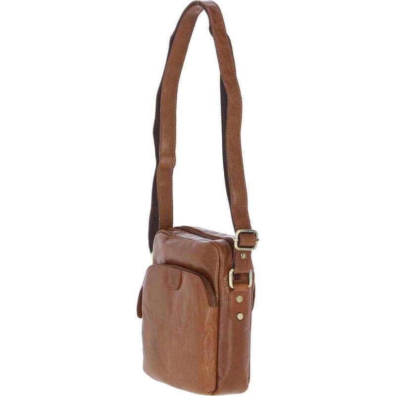 Ashwood Mens Elegant Leather Messenger Bag image number 1