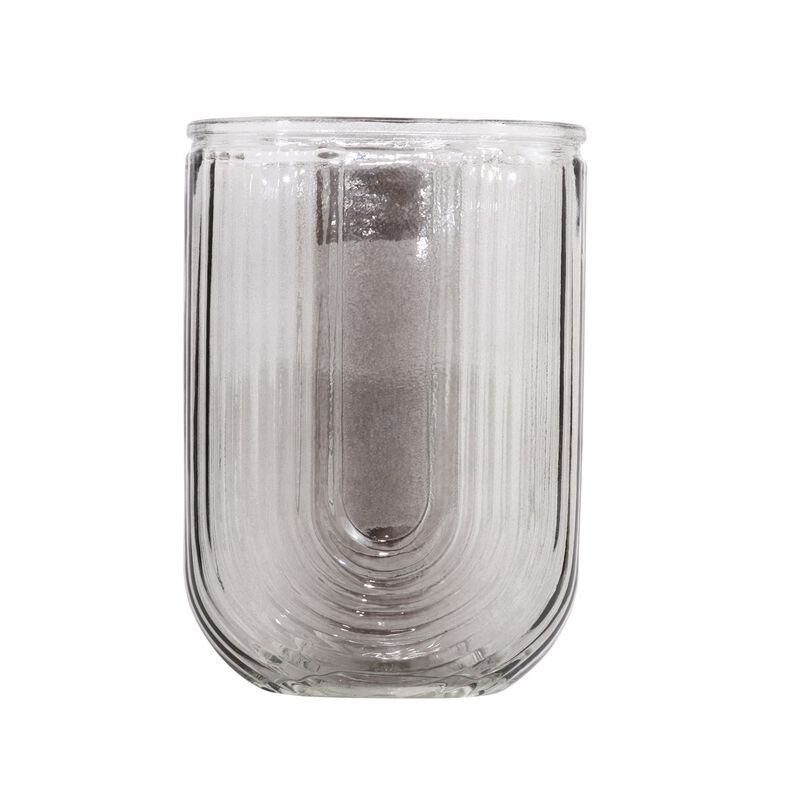ImPres Rainbow Shaped Vase Grey 6x12.5cmx18cm image number 0