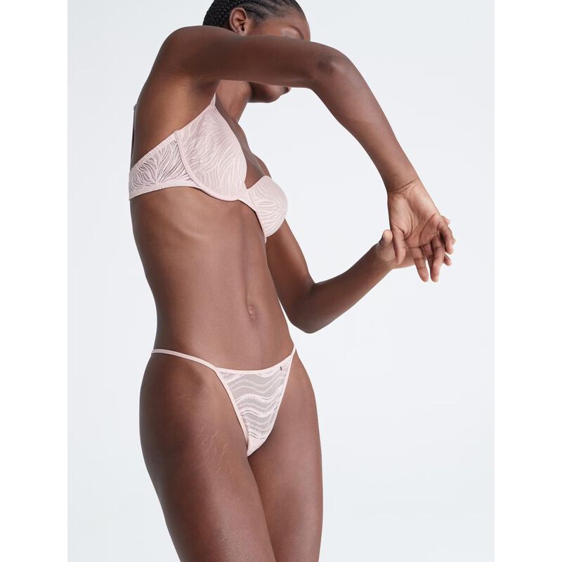 Calvin Klein Allover Lace String Thong image number 1