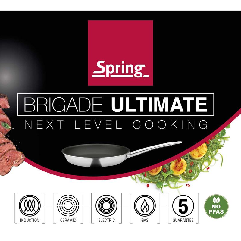 Spring 5Ply Brigade Ultimate Frying Pan 24cm image number 2